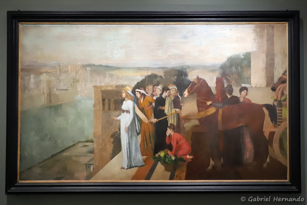 Sémiramis construisant Babylone - Edgar Degas