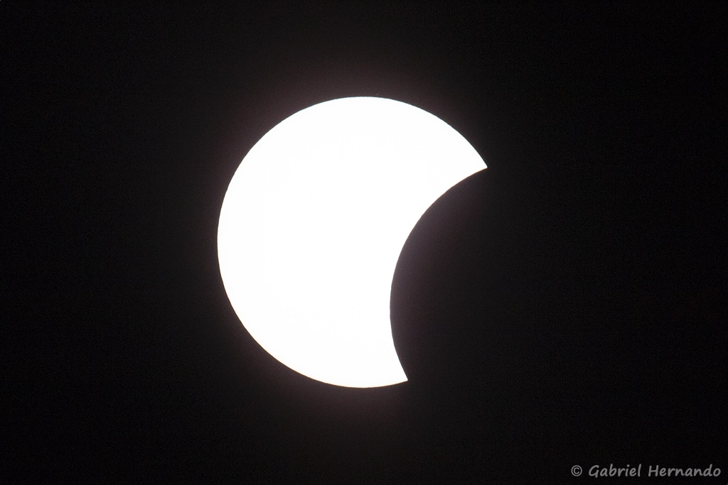 19h42, la lune et le soleil poursuivent leur course