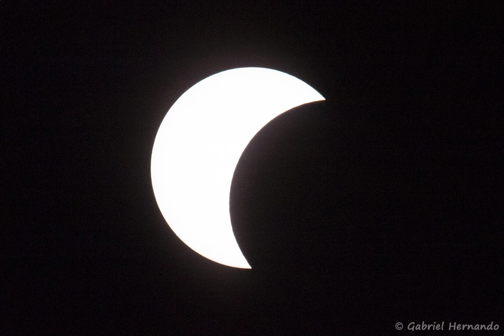 19h54, la lune et le soleil poursuivent leur course