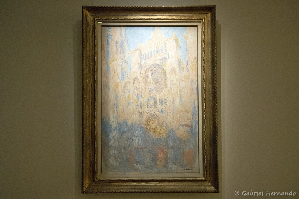 Cathédrale de Rouen, effet de soleil, fin de journée