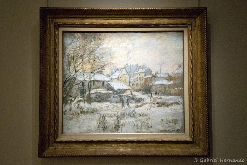 Effet de neige. Soleil couchant
