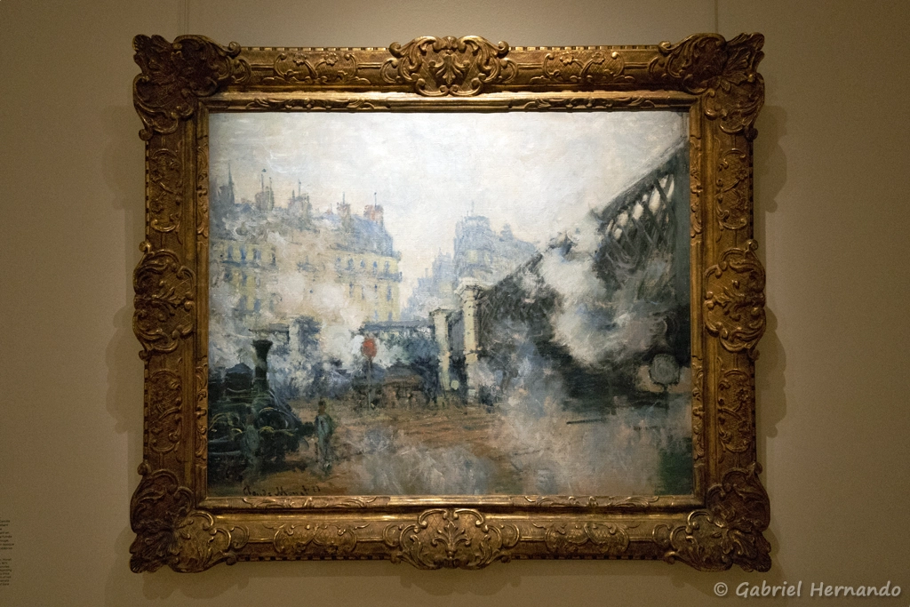 Le pont de l'Europe. Gare Saint-Lazare