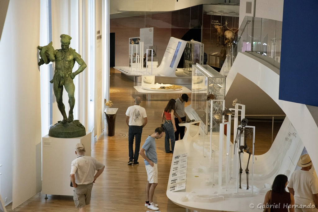Le musée, depuis la mezzanine