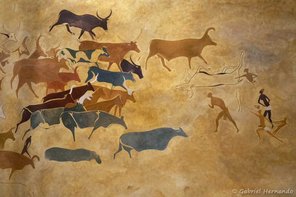 Reproduction de parois ornées