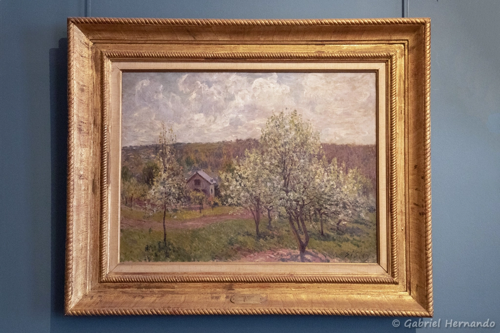 Printemps aux environs de Paris, Pommiers en fleurs