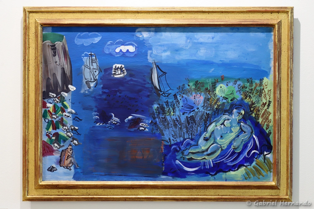 Composition aux baigneuses et nu allongé - Raoul Dufy
