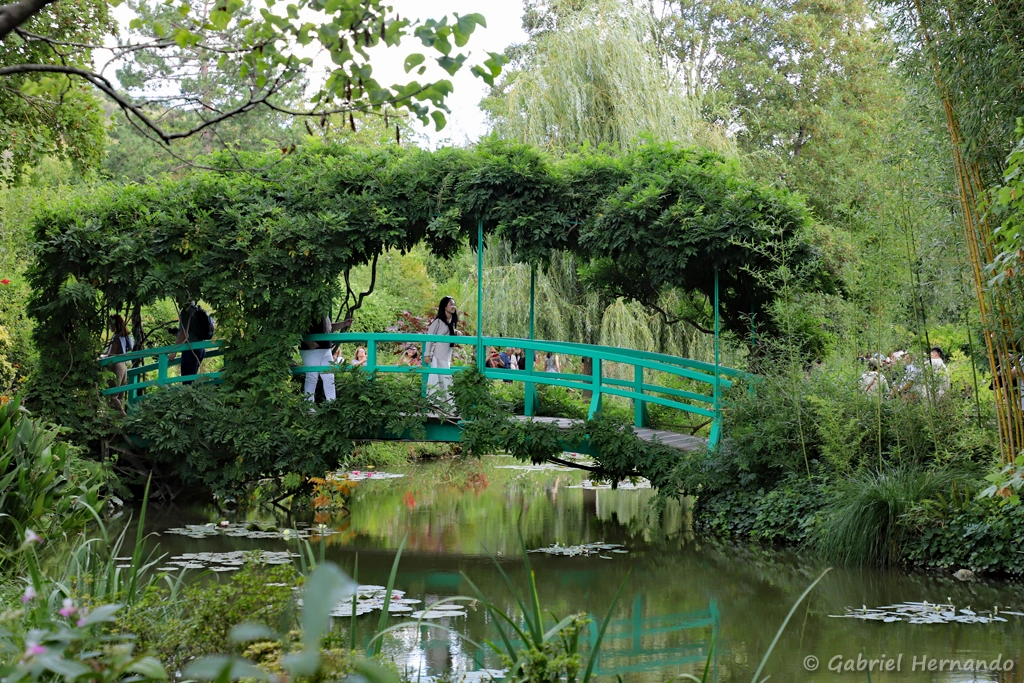 Le pont japonais en été