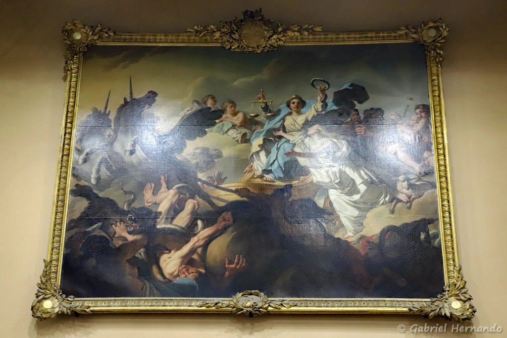 Le triomphe de la Justice - Louis-Jean-Jacques Durameau