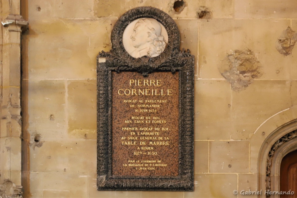 Dans la salle des Procureurs, hommage à Pierre Corneille (1629-1650)