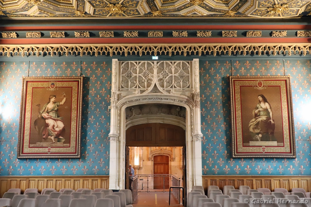 Entrée de la salle de la cours d'Assises