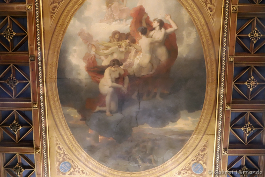Plafond orné de La Justice invoquée - D.-F. Laugée, 1881