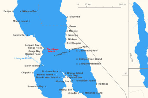 Localisation de Namalenje Island