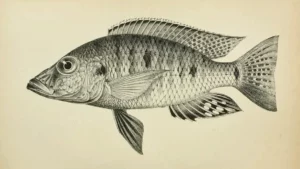 Haplochromis woodi Regan, 1922 - Extrait de la planche LVII