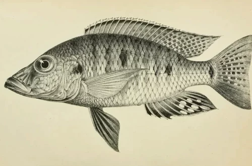 Haplochromis woodi Regan, 1922 - Extrait de la planche LVII
