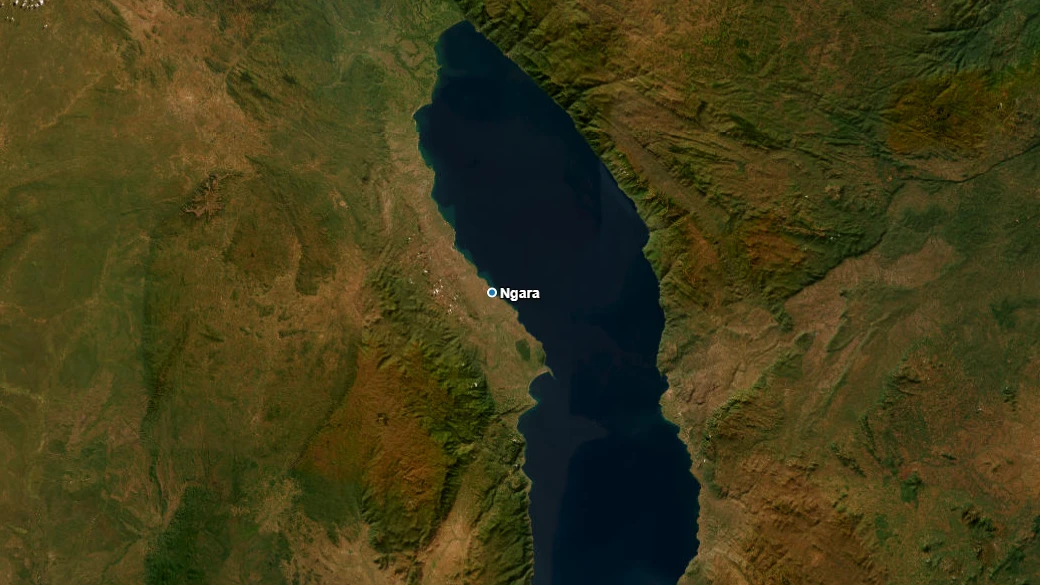 Carte satellite de Ngara